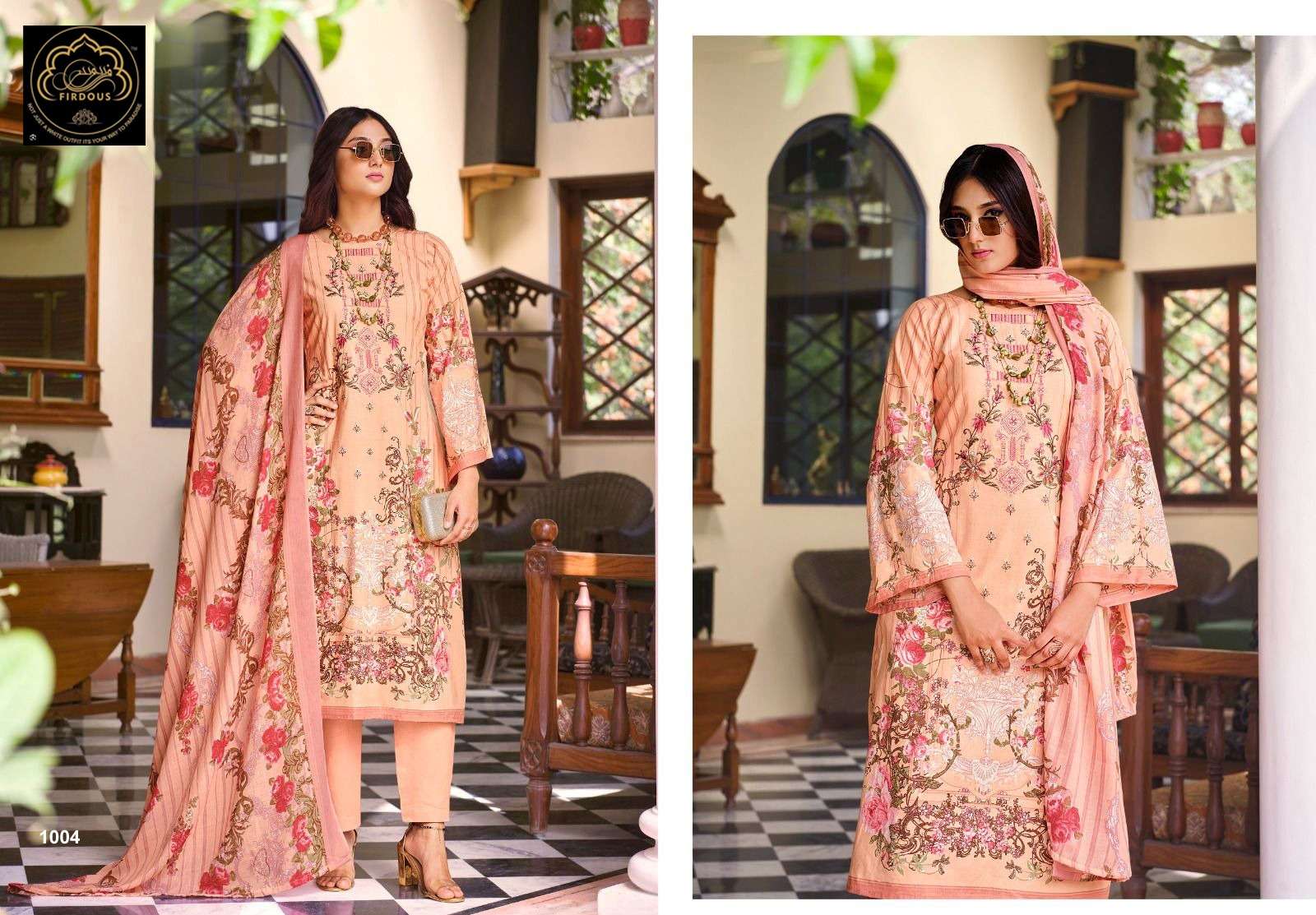 firdous naira vol-1 1001-1010 series readymade designer pakistani salwar suits wholesaler surat