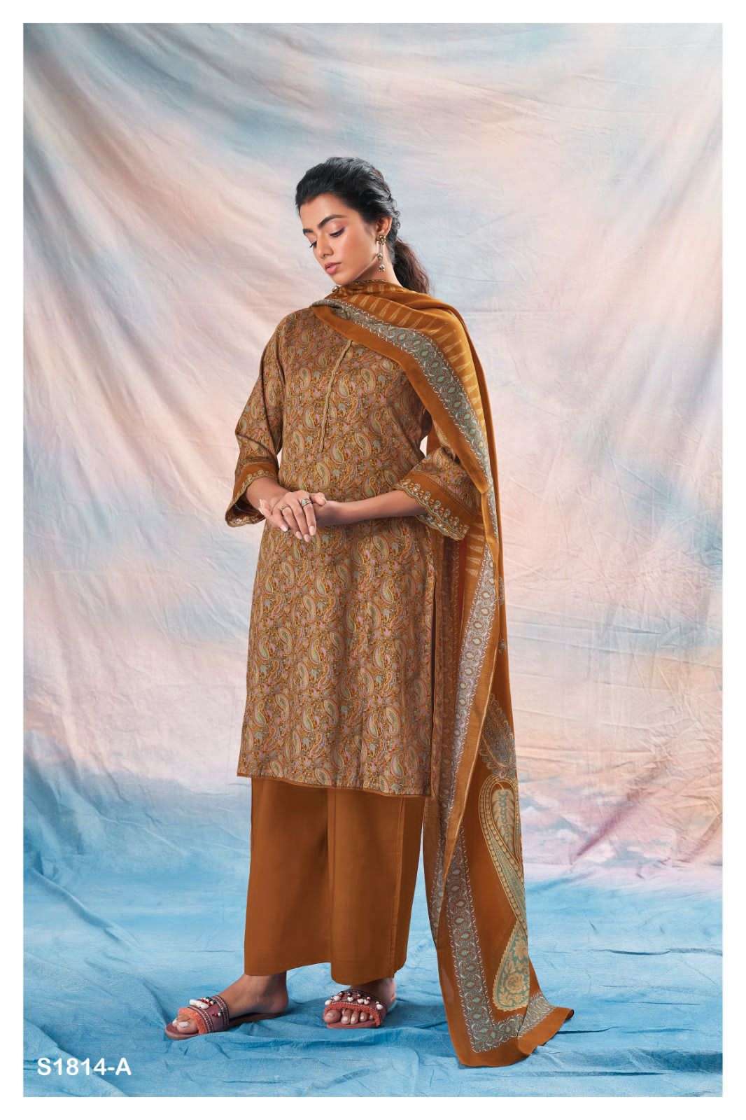 ganga astrid 1814 series trendy designer salwar kameez catalogue online dealer surat 