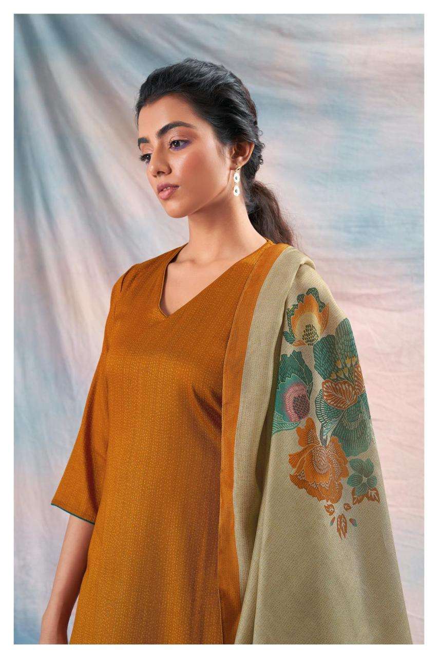 ganga raquel 1811 series premium cotton silk salwar suits catalogue wholesaler surat