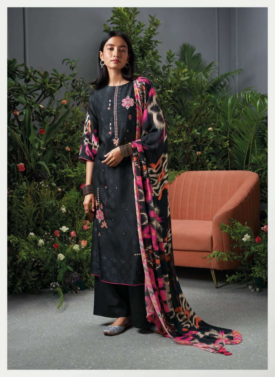 ganga zaria 1468-1473 series silk designer stylish salwar kameez catalogue latest collection 2023 