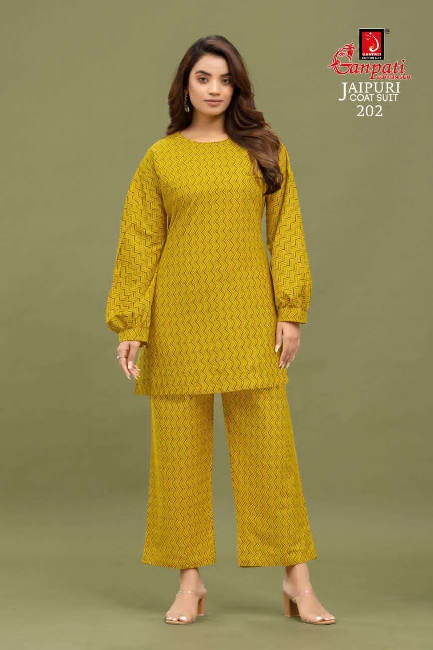 ganpati cotton suit jaipuri coat suit vol-2 trendy designer salwar suits new catalogue surat