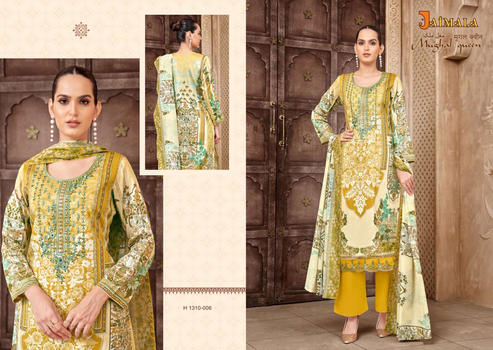 jaimala mughal queen stylish designer pakistani salwar suits catalogue collection surat 