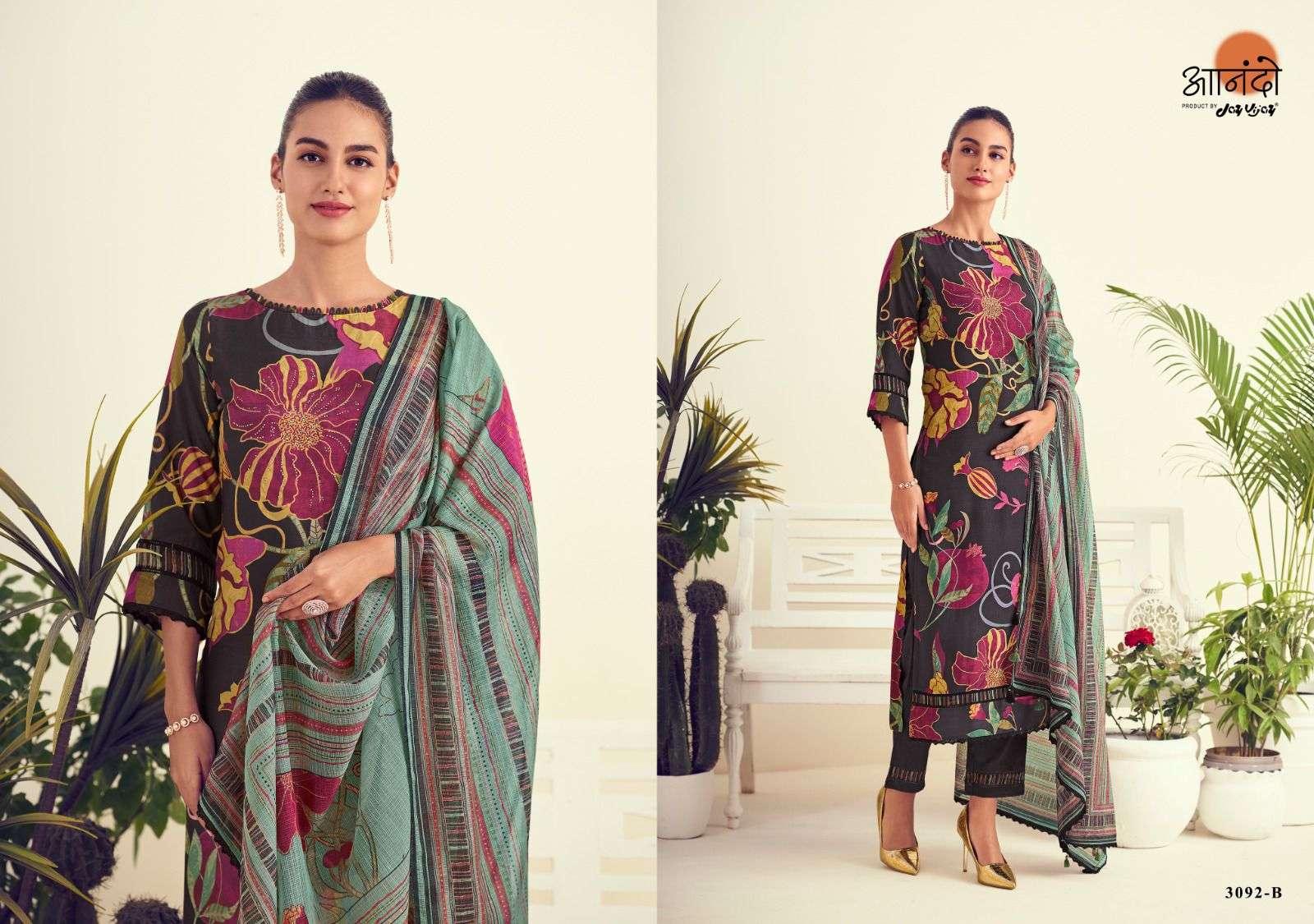 jayvijay saavi 3092 series stylish designer salwar kameez catalogue catalogue online dealer surat