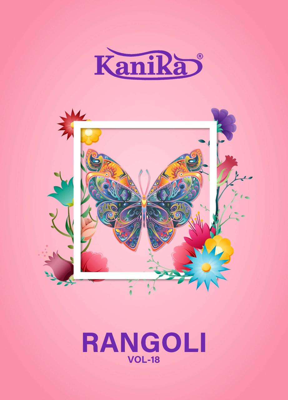 kanika rangoli vol-18 18001-18012 series mix cotton designer readymade dress catalogue surat