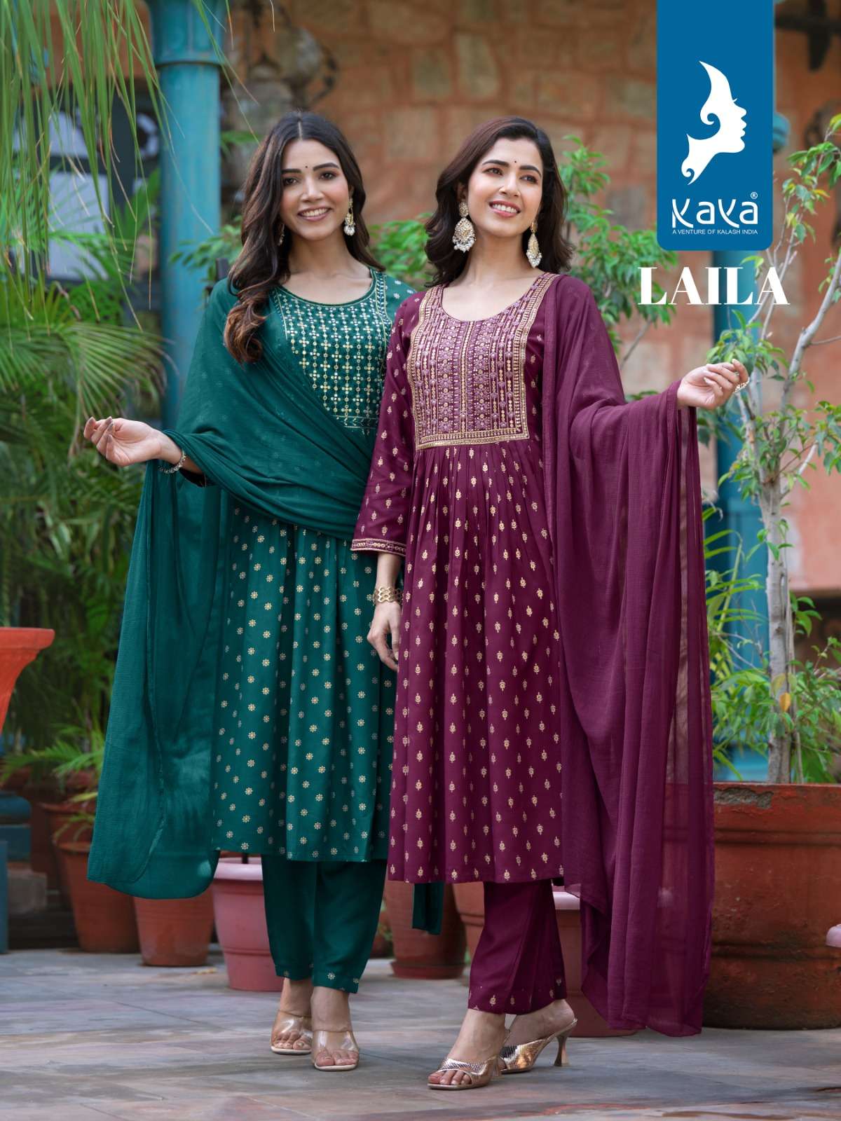 kaya laila rayon designer kurtis catalogue collection online dealer surat 