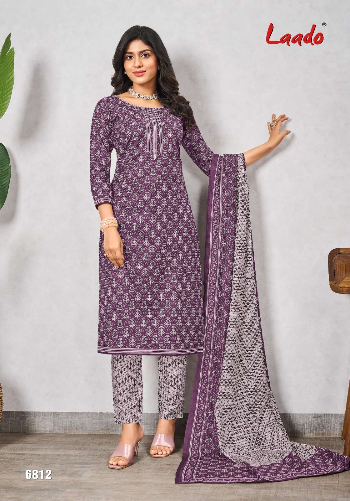 laado vol-68 6801-6820 series pure cotton designer salwar suits dress material catalogue online surat 