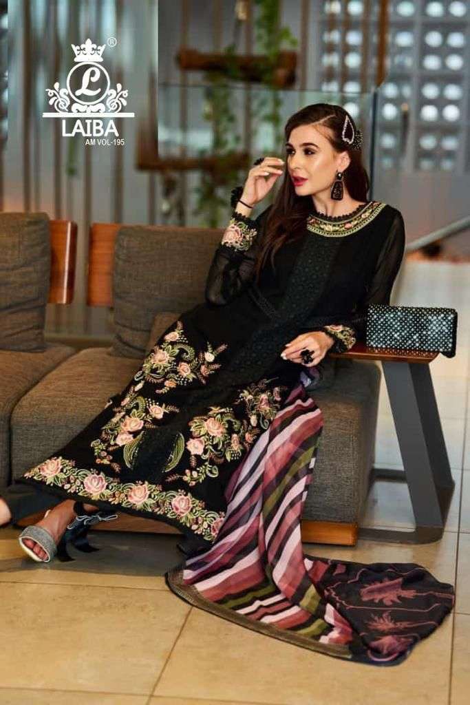laiba am vol-195 series readymade designer pakistani salwar suits wholesale price surat