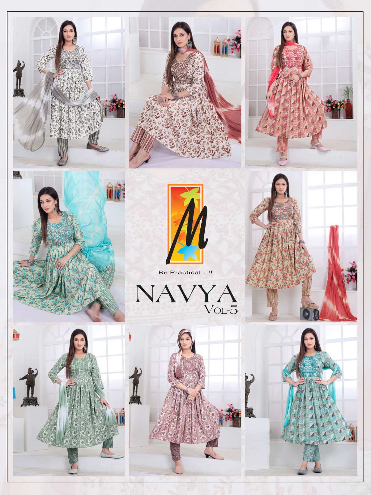 master navya vol-5 nayra cut designer kurtis catalogue wholesaler surat 