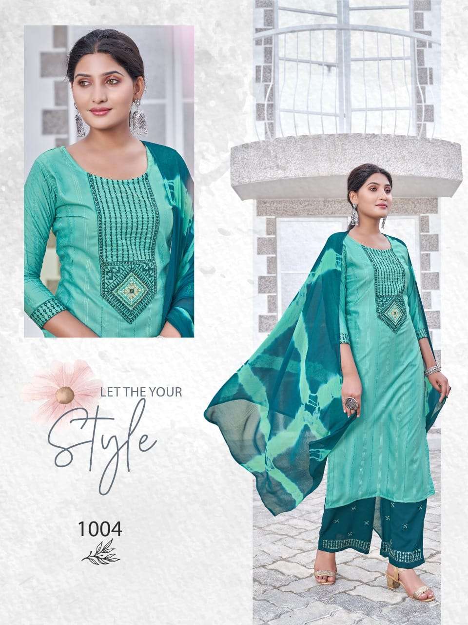 mayur creation rasam 1001-1006 series stylish designer kurti with palazzo catalogue collection surat