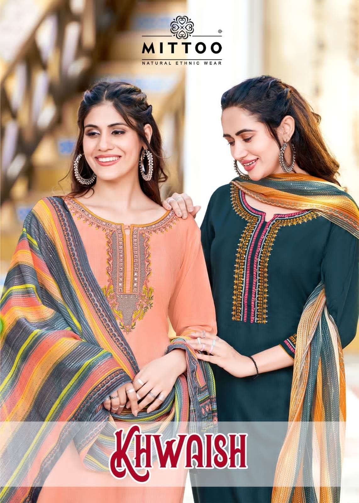 mittoo khwaish 1142-1147 series trendy designer top bottom with dupatta catalogue collection 2023