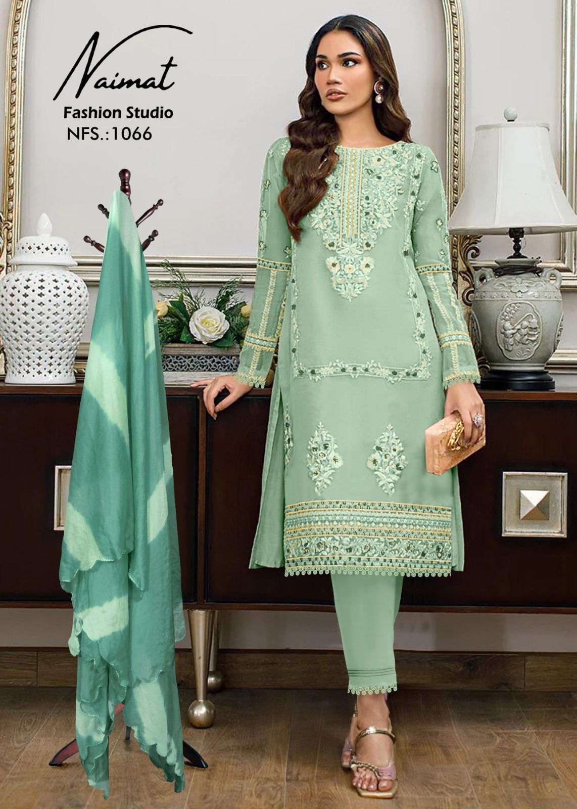 naimat fashion studio 1066 series stylish look designer pakistani salwar suits design 2023 