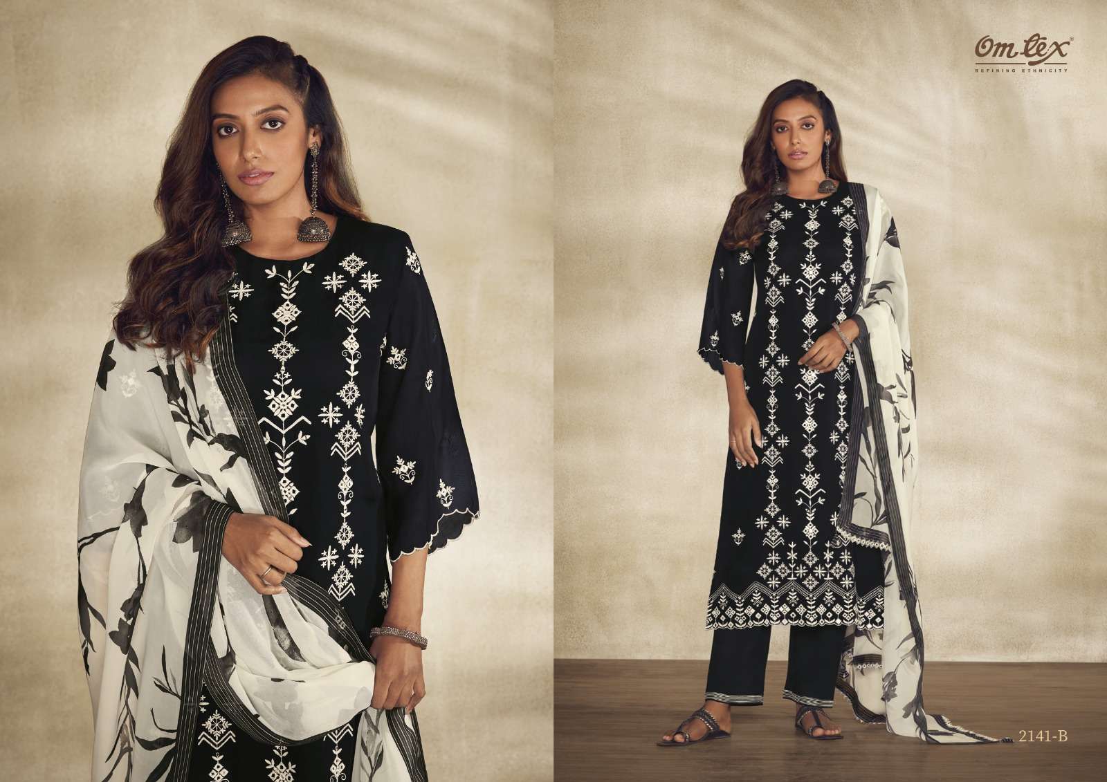 om tex anshi 2141 series stylish designer salwar kameez catalogue wholesale price surat