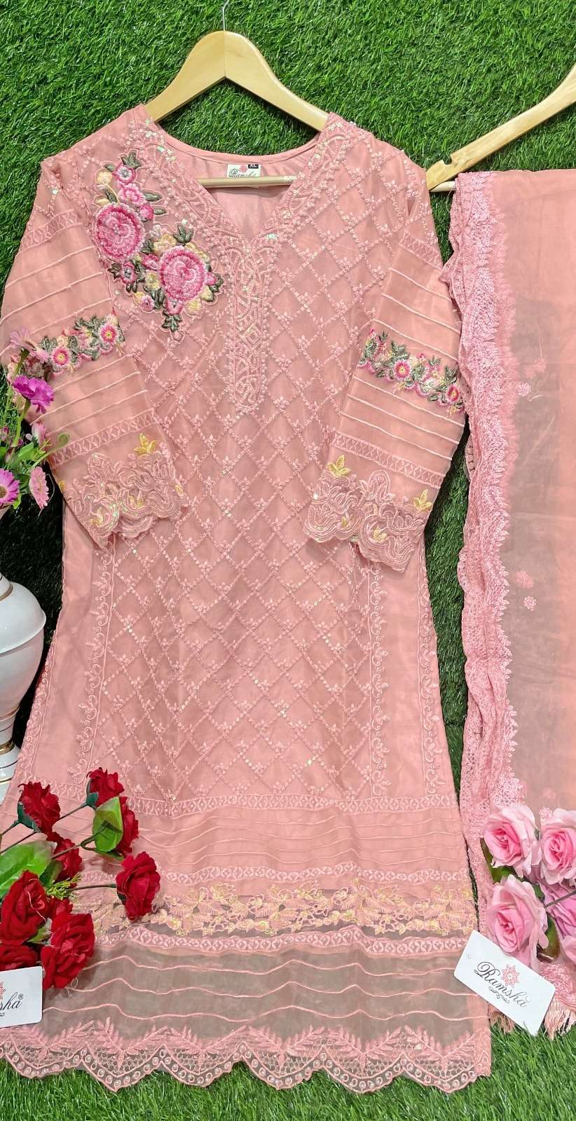 ramsha 1070 series classy look designer pakistani salwar suits wholesaler surat