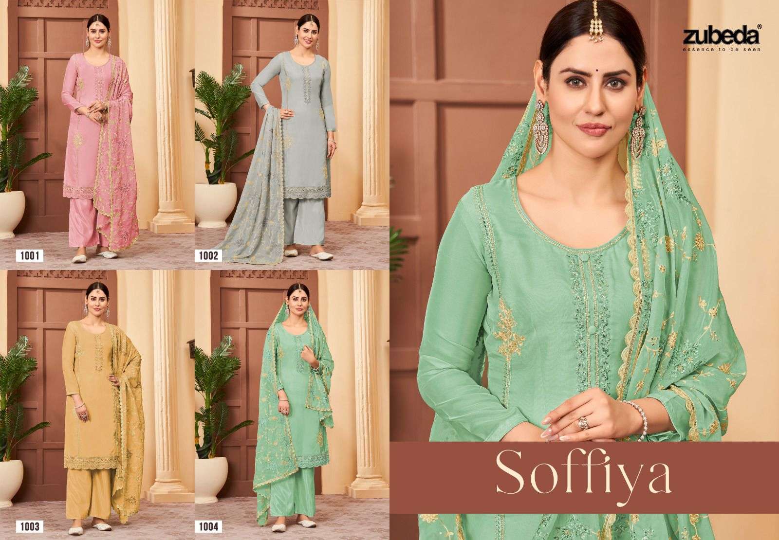 roshni international soffiya 1001-1004 series exclusive designer salwar suits design 2023