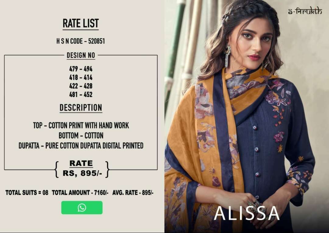 s-nirukth alissa trendy designer salwar kameez catalogue wholesale shop surat