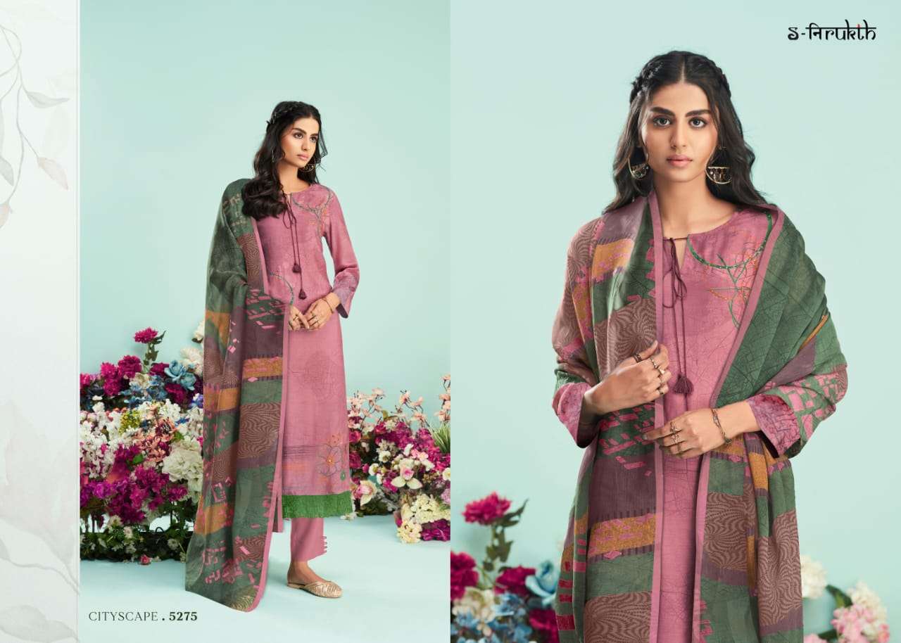 s-nirukth city scape cotton designer salwar kameez catalogue wholesale price surat 