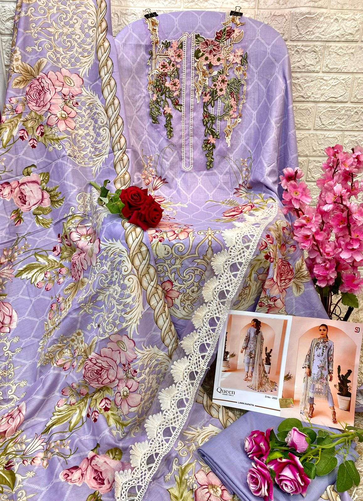 shraddha designer queen court vol-2 2001-2004 series latest designer pakistani salwar suits catalogue wholesaler surat
