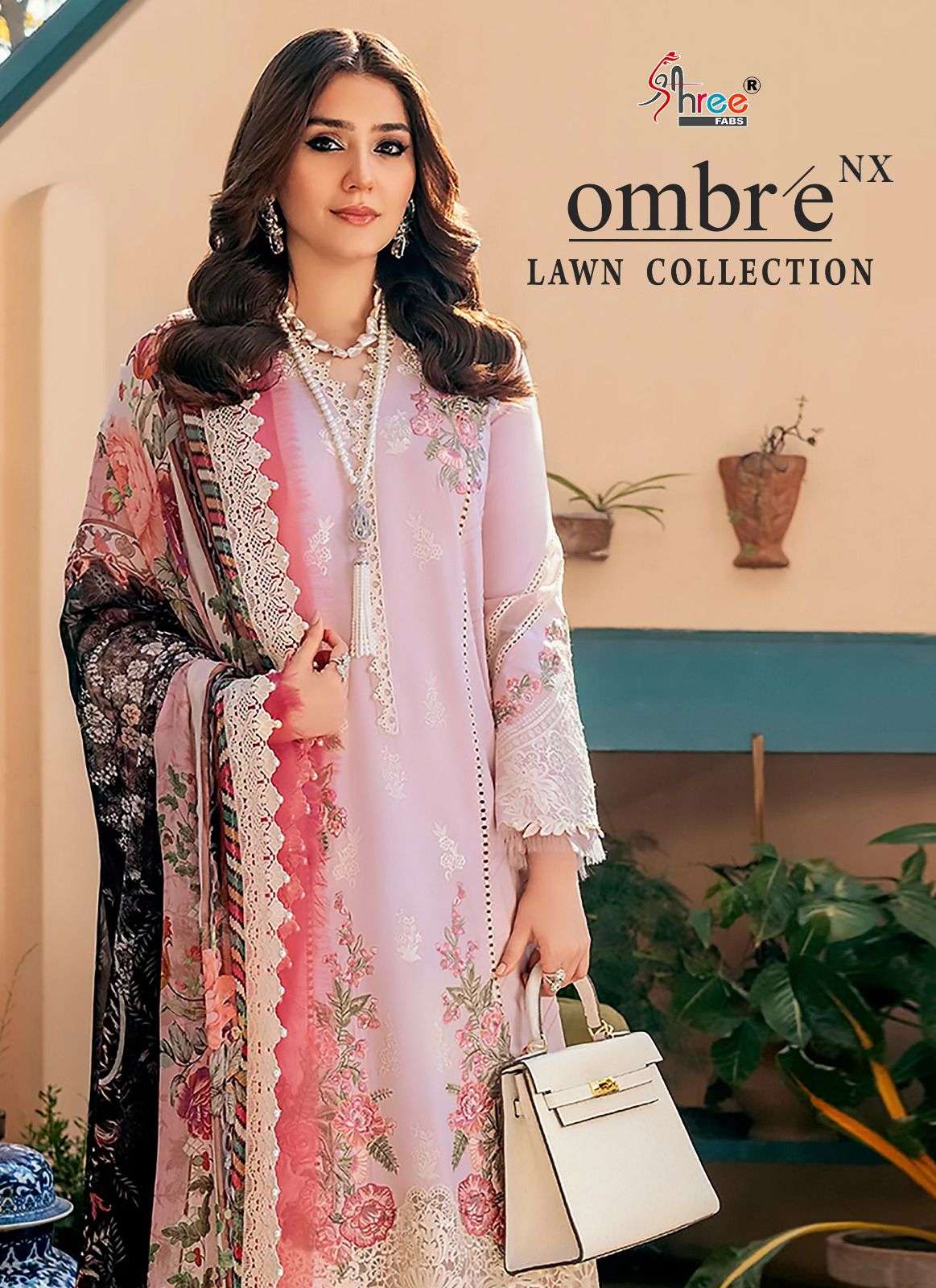 shree fabs ombre nx latest designer pakistani salwar suits wholesaler surat