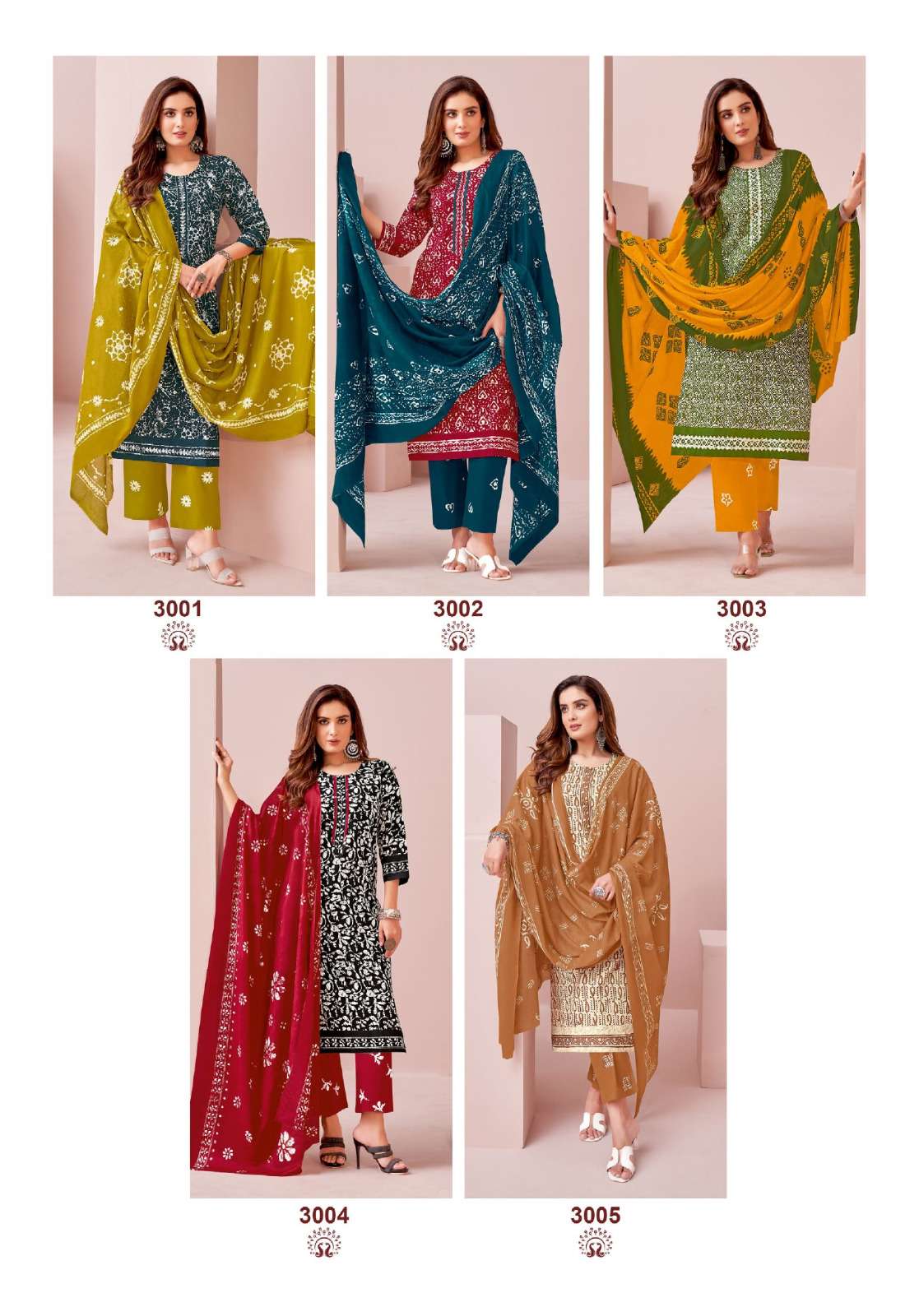 suryajyoti pehnava vol-3 3101-3110 series unstitched designer salwar suits catalogue wholesale collection surat