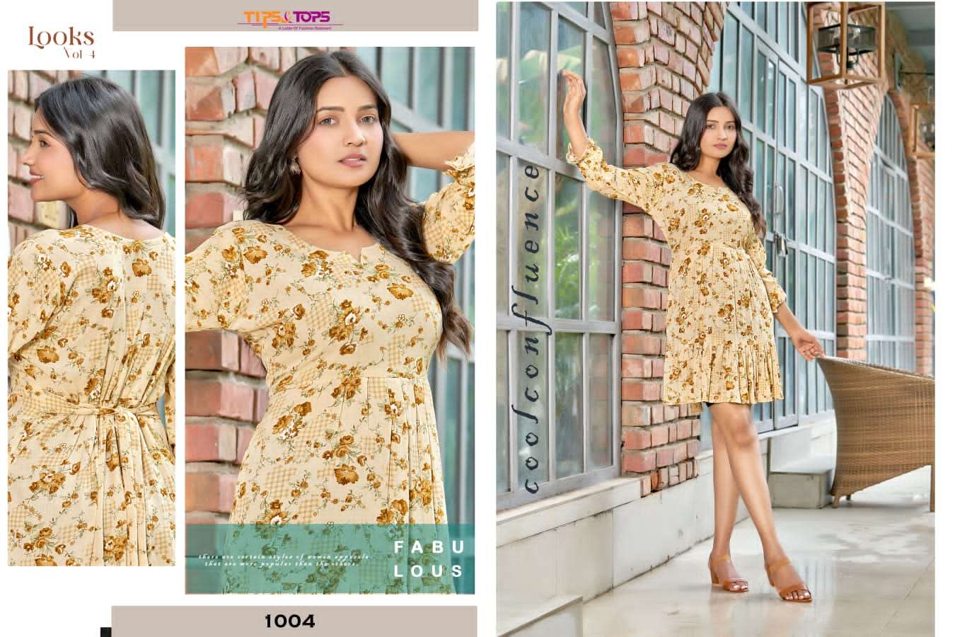 tips and tops looks vol-4 latest designer western short tops catalogue surat 