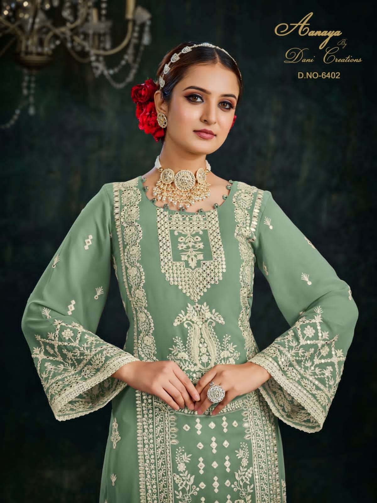 twisha aanaya vol-164 6401-6404 series exclusive designer salwar suits catalogue online shop surat 