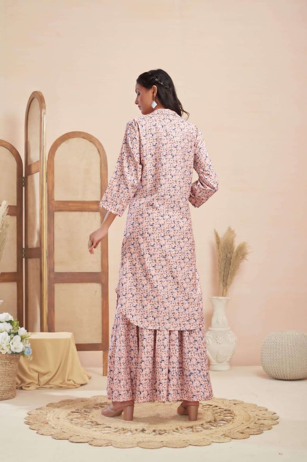 v.raaji 1001 series latest designer dress cord set wholesale price surat