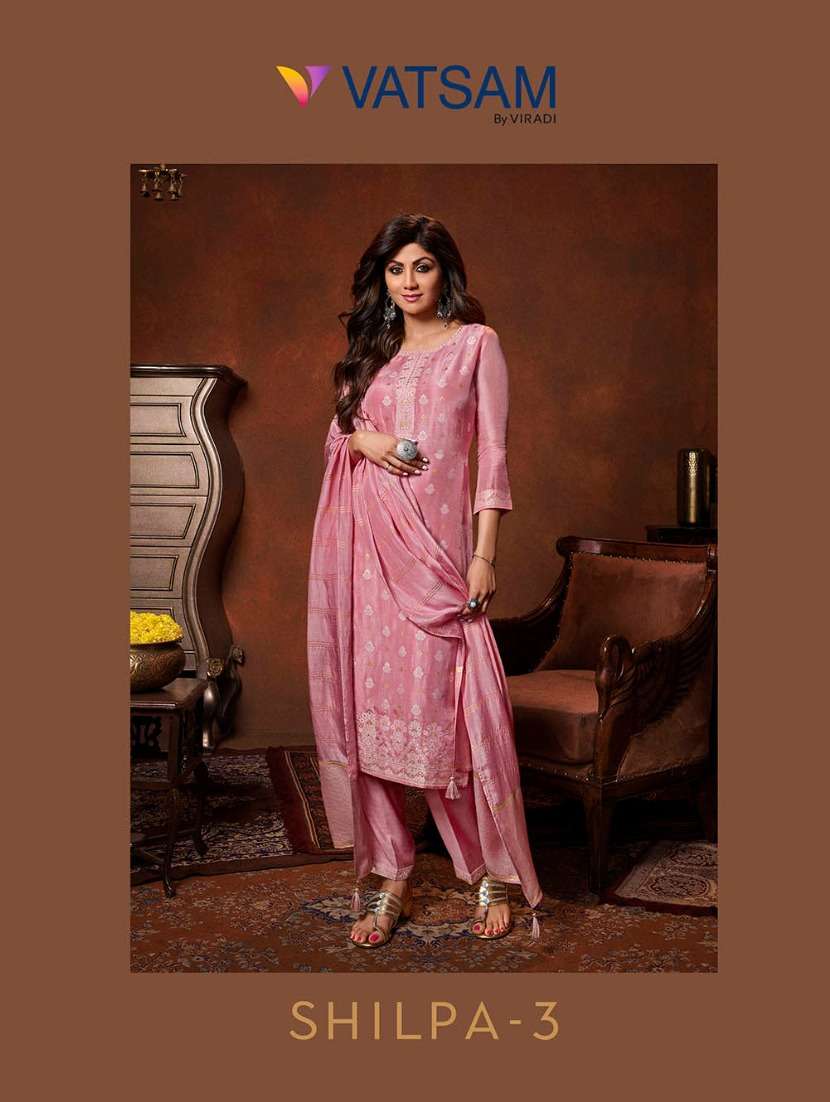 vatsam shilpa vol-3 511-514 series stylish designer salwar kameez catalogue wholesaler surat 