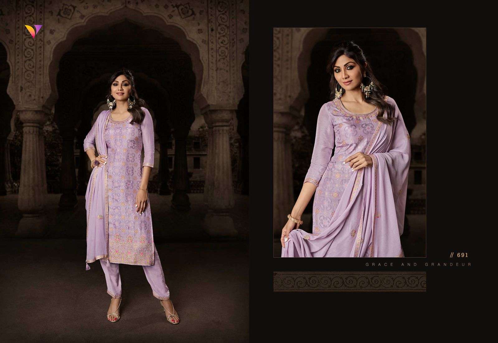vatsam shilpa vol-4 691-696 series party wear designer salwar suits catalogue wholesale price surat
