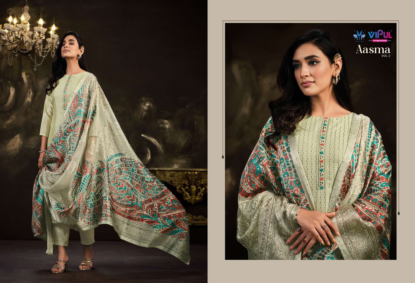 vipul fashion aasma vol-2 5431-5436 series exclusive designer salwar suits catalogue online shop surat 