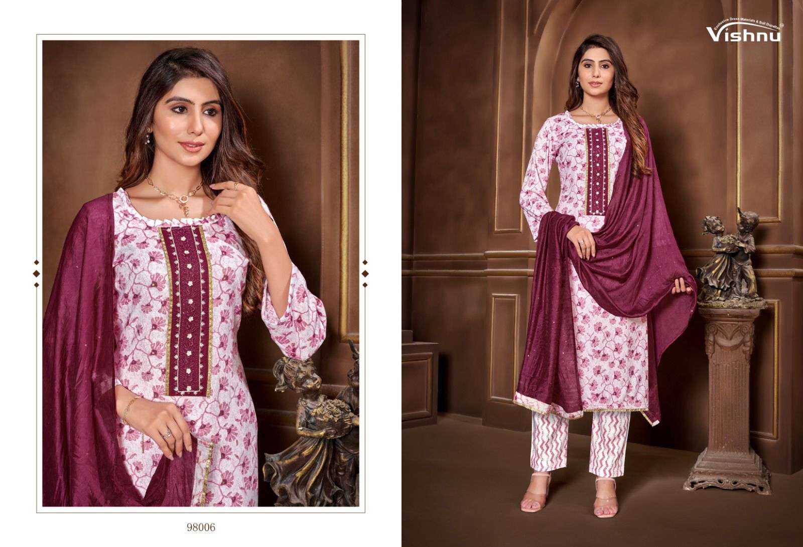vishnu impex fitoor vol-2 98001-98012 series fancy designer salwar suits catalogue collection 2023