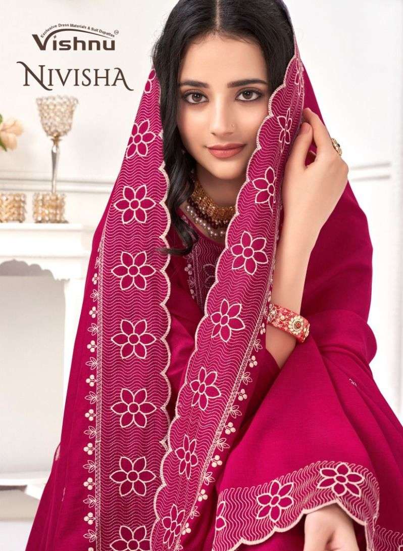 vishnu impex nivisha 91001-91012 series indian designer salwar kameez catalogue online dealer surat