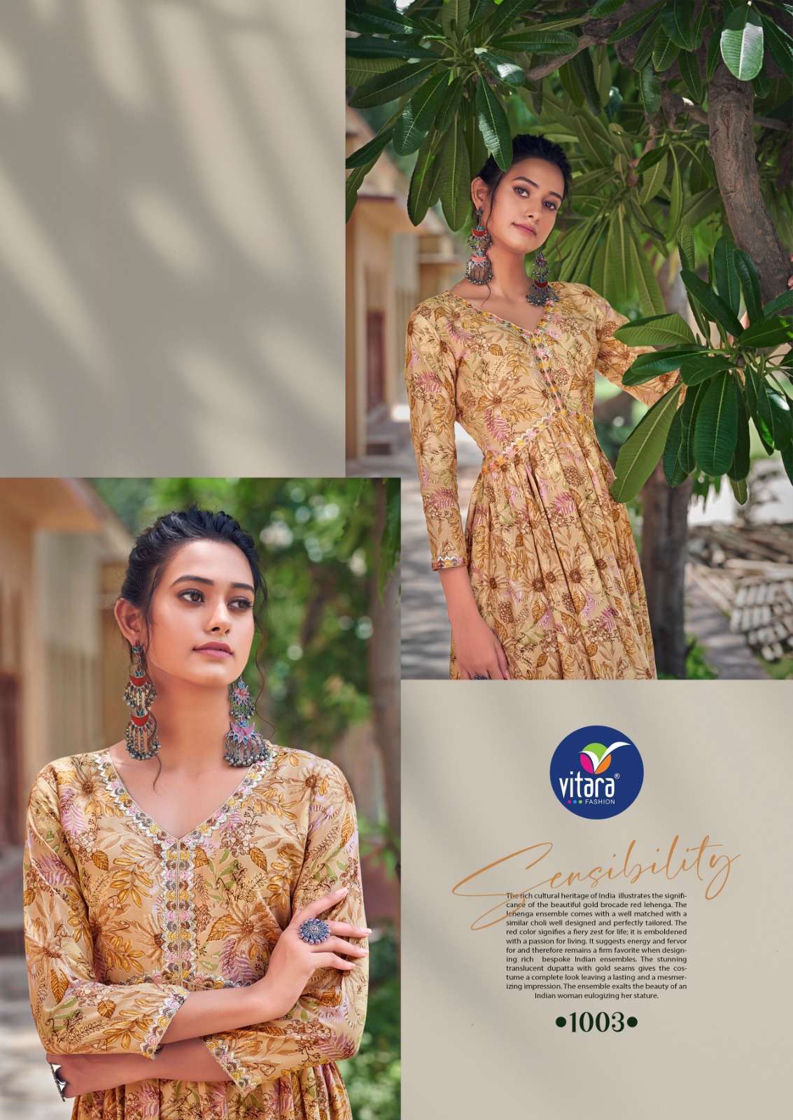vitara fashion raghini 1001-1004 series latest designer long kurtis online wholeasle supplier surat 