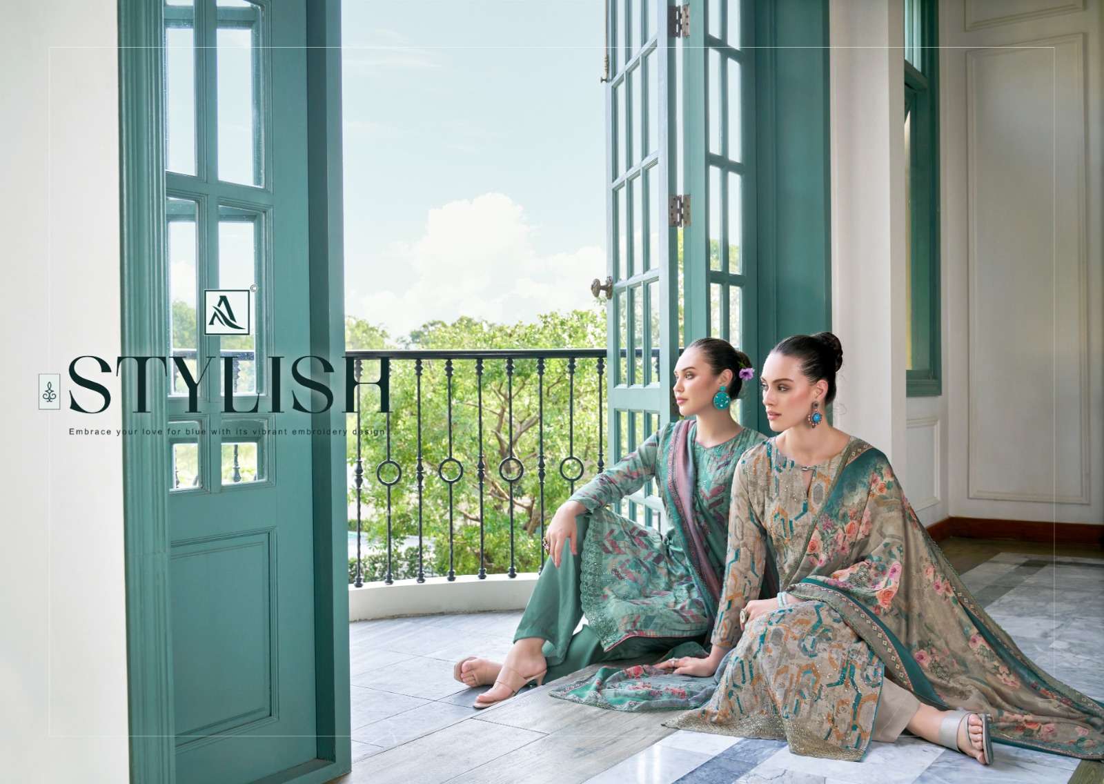 alok muskaan 1268-001-006 series designer latest fancy salwar kameez wholesaler surat gujarat