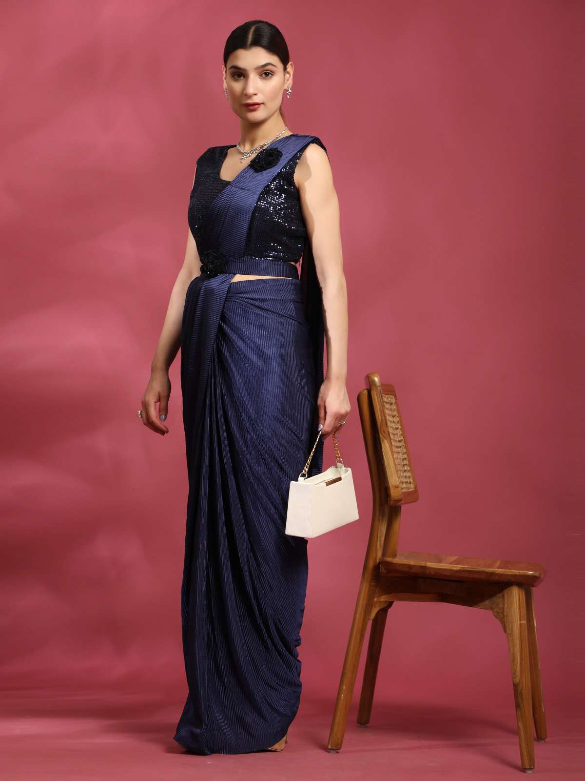 amoha 101006 colour series designer ready to wear partywear saree wholesaler surat gujarat
