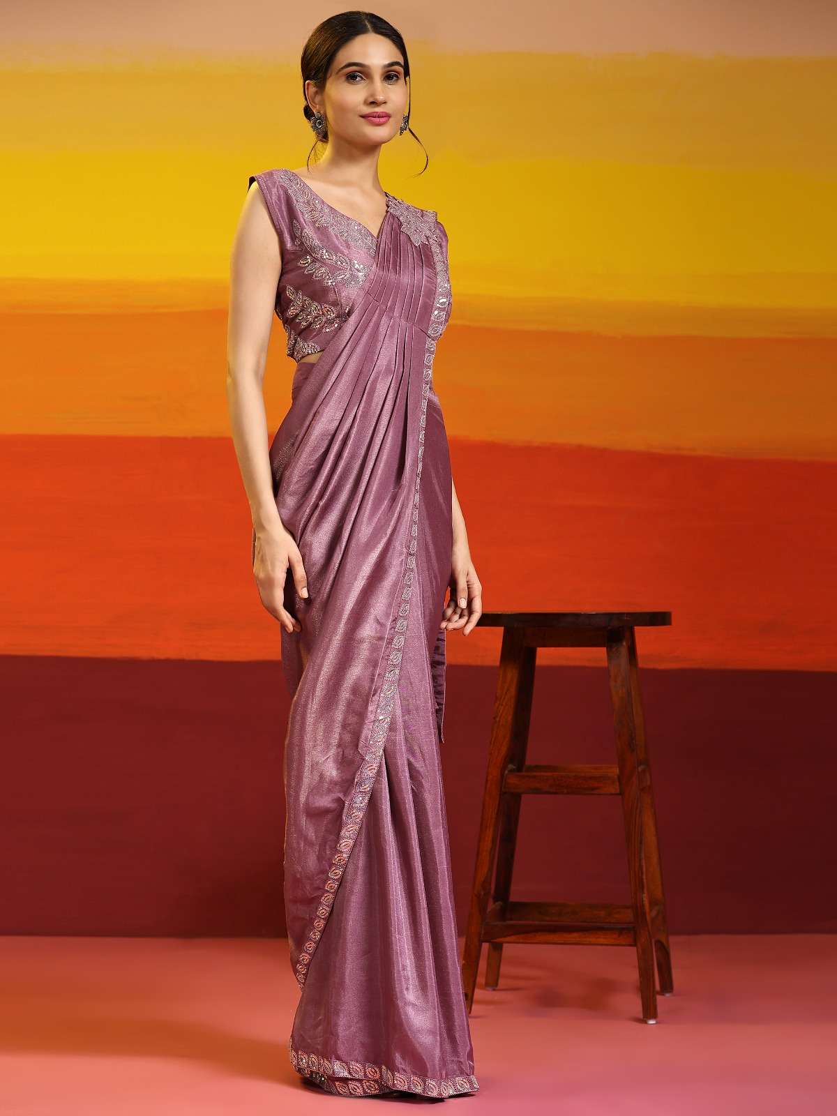 amoha 242 colours designer ready to wear saree wholesaler surat gujarat