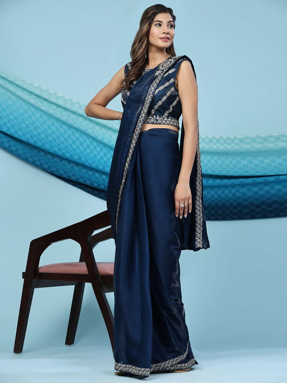 amoha trendz 240 colour series latest ready to wear saree wholesaler surat gujarat