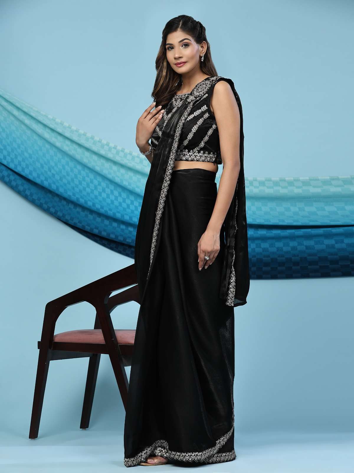 amoha trendz 240 colour series latest ready to wear saree wholesaler surat gujarat