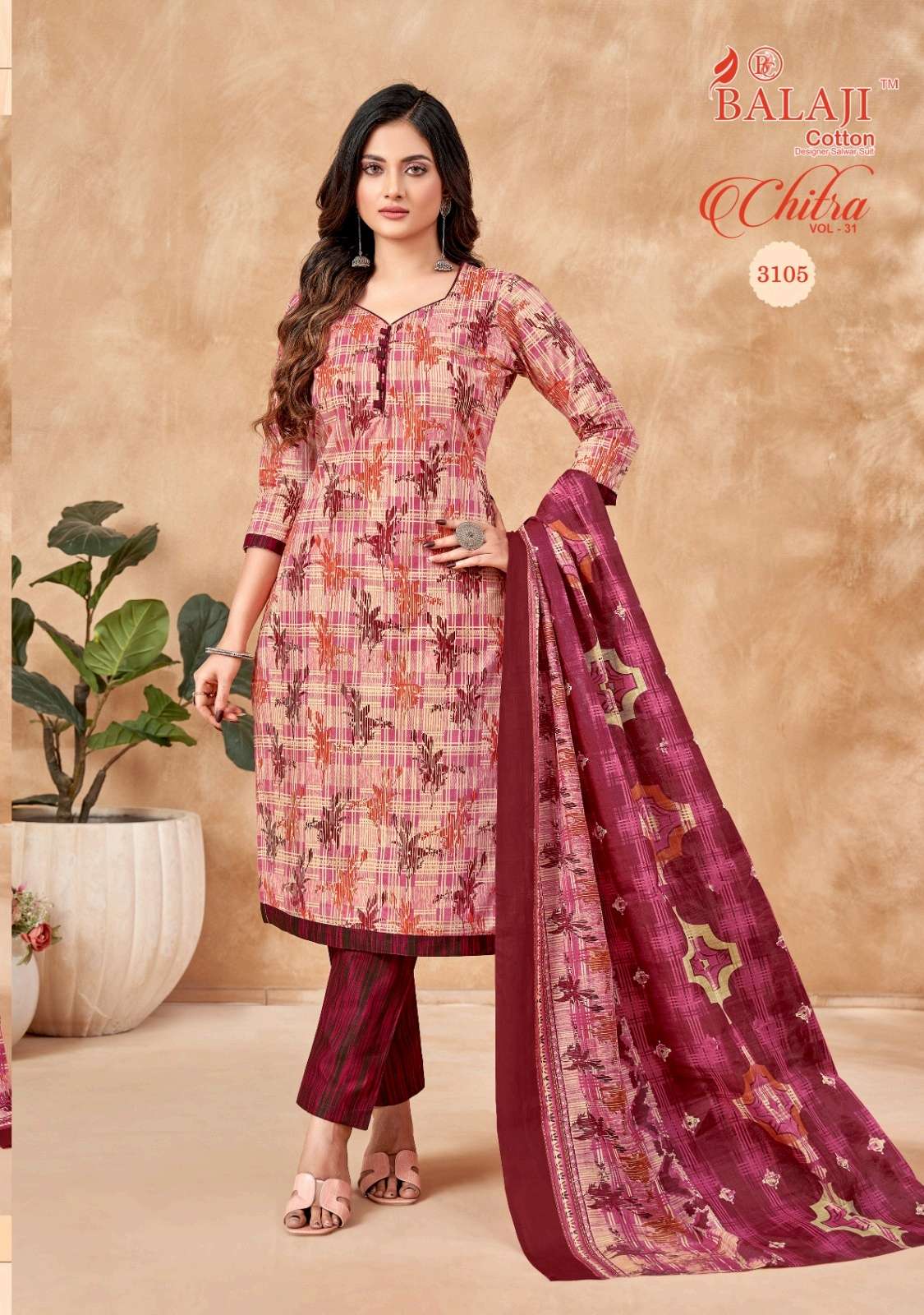 balaji chitra vol-31 3101-3110 series latest fancy salwar kameez wholesaler surat gujarat
