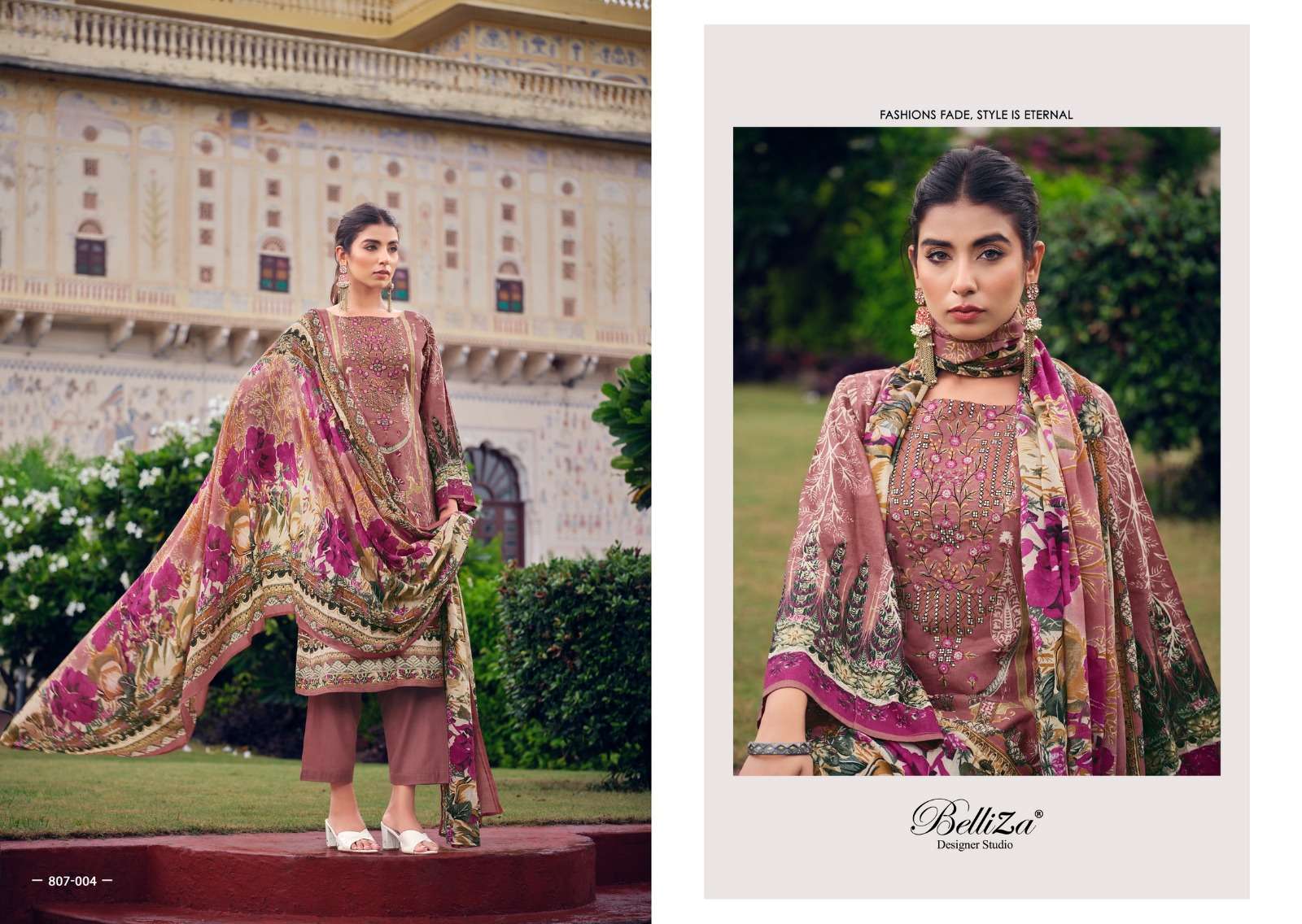 belliza naira vol-13 807-001-008 series designer wedding wear pakistani suit wholesaler surat gujarat