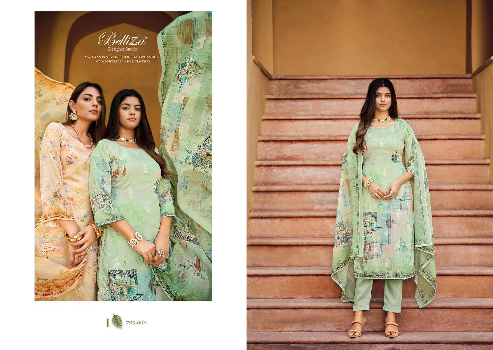 belliza orchid 793-001-008 series designer fancy pakistani salwar kameez wholesaler surat