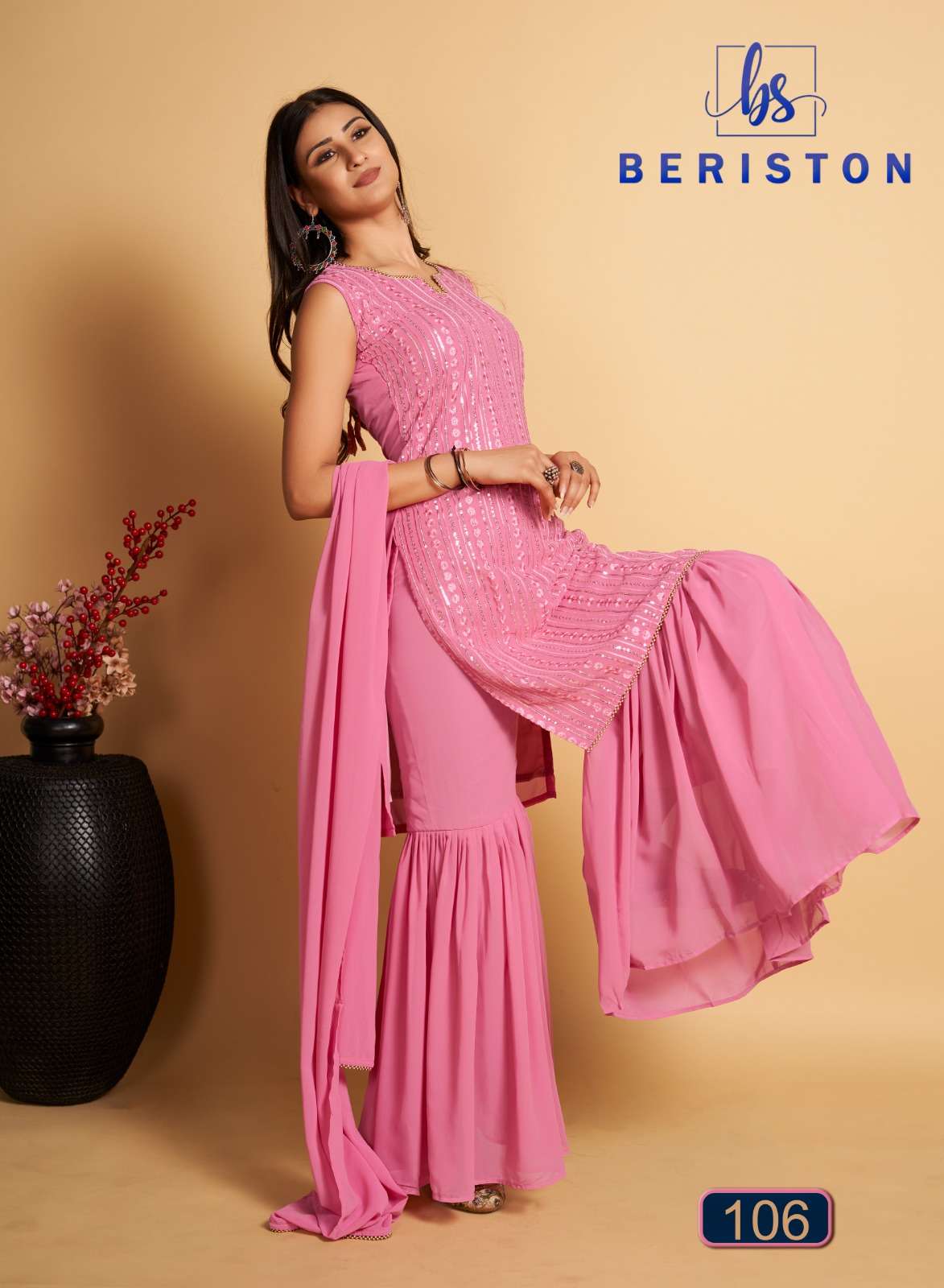 beriston bs vol-1 101-108 series designer readymade party wear salwar kameez wholesaler surat