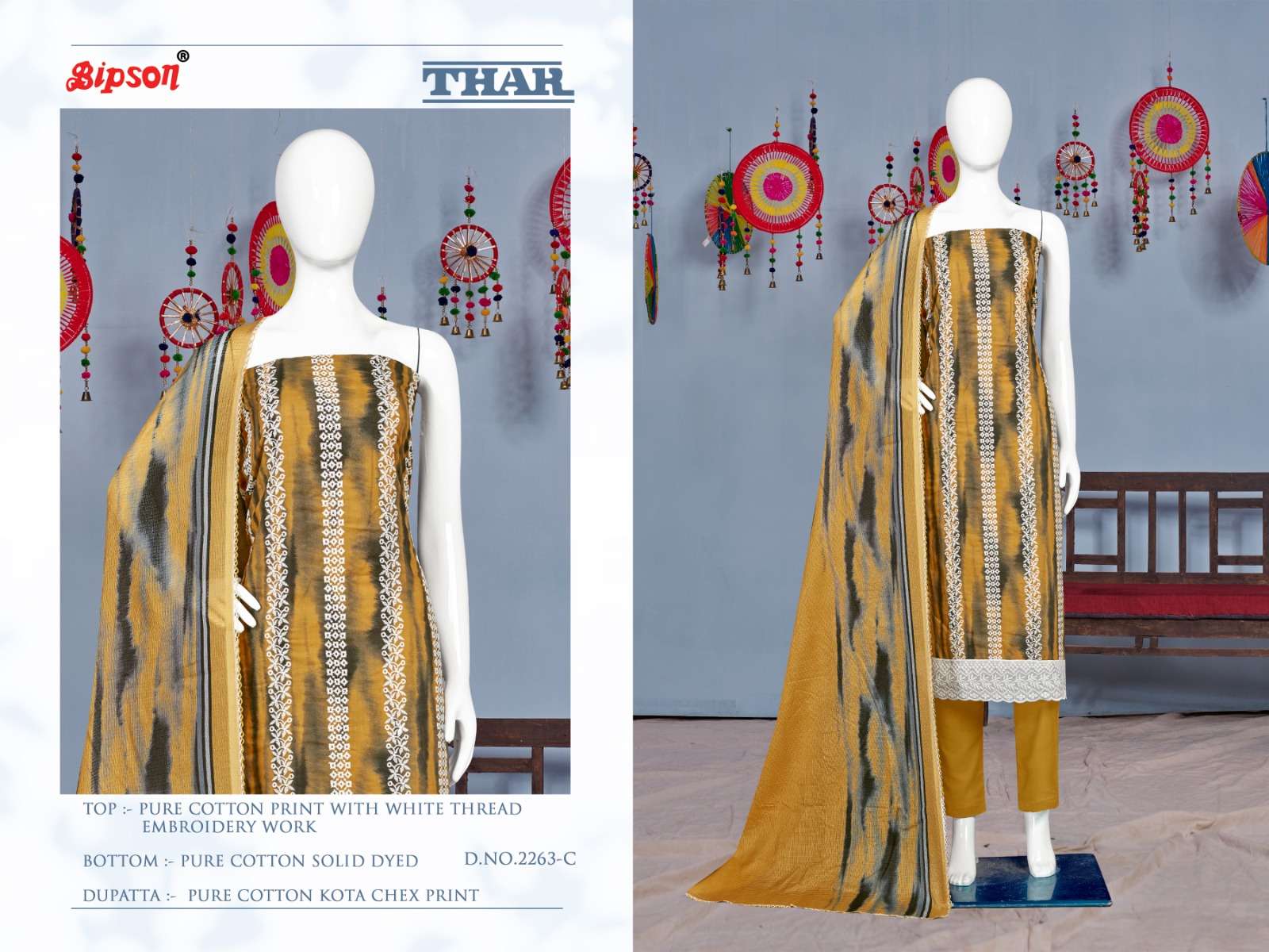 bipson 2263 colour series designer pakistani salwar kameez wholesaler surat