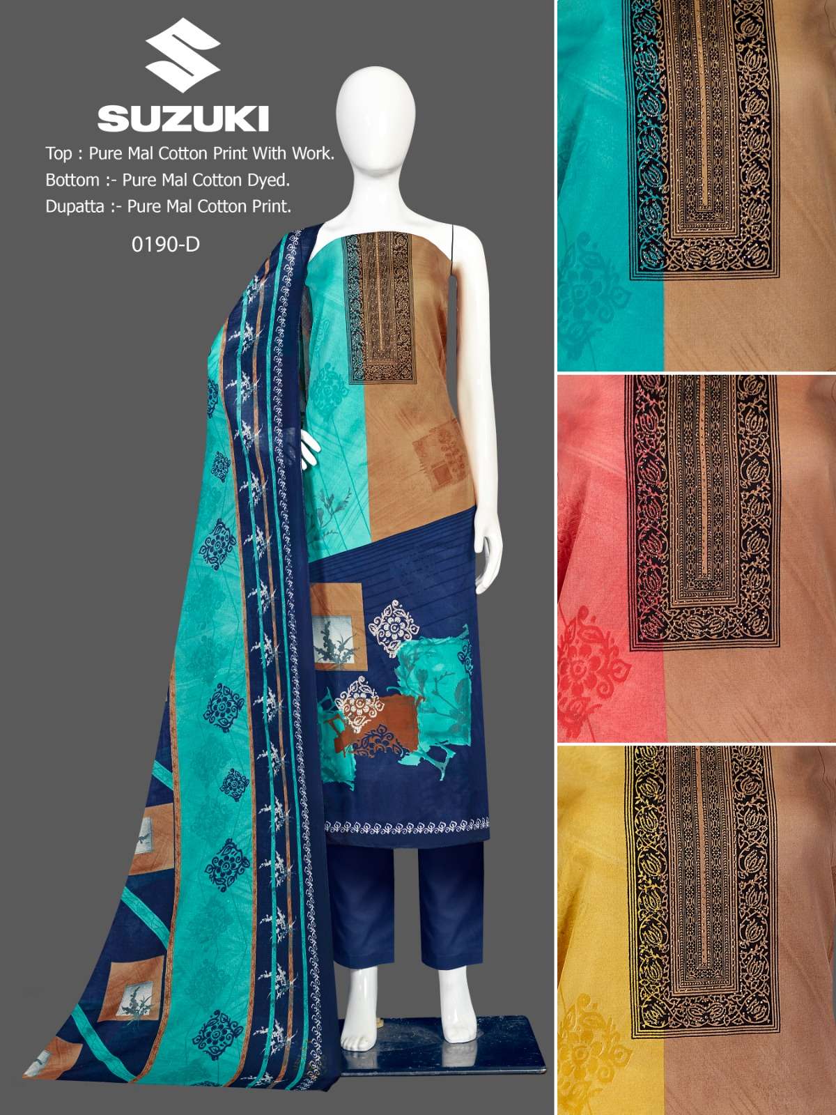 bipson suzuki 190 colour series designer fancy latest pakistani salwar kameez wholesaler surat