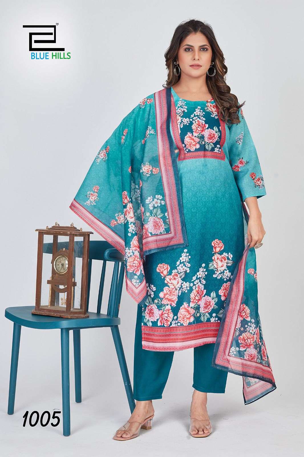 bluehills dollar 1001-1006 series latest fancy readymade salwar kameez wholesaler surat gujarat