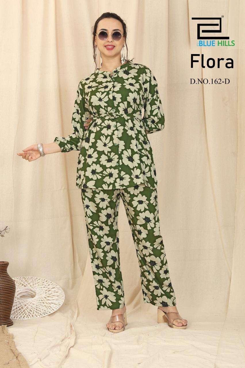 bluehills flora 162 colour series latest trendy cord-set at wholesaler price surat gujarat