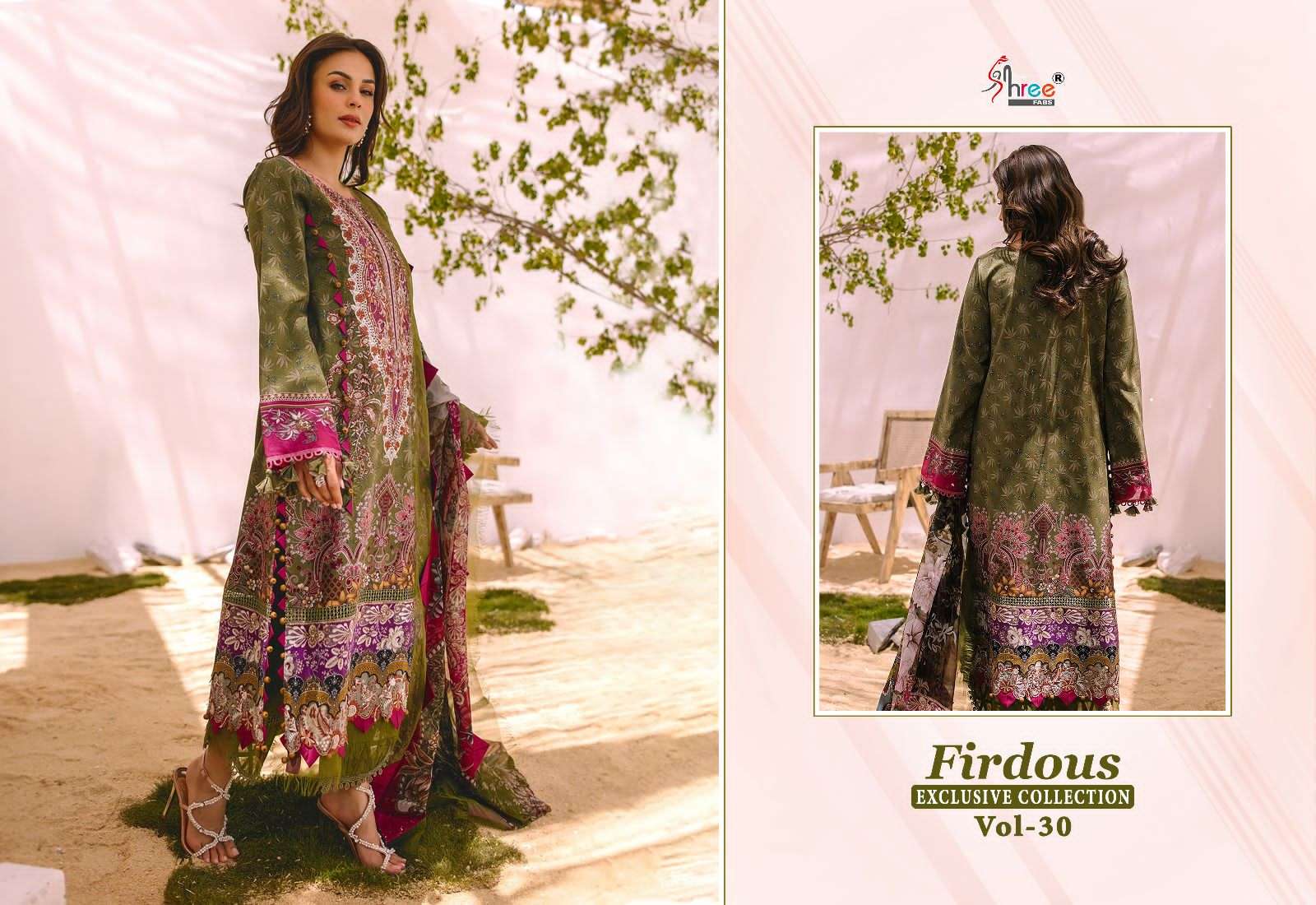 firdous exclusive collection vol-30 by shree fabs 3219-3226 series pakistani salwar kameez wholesale price