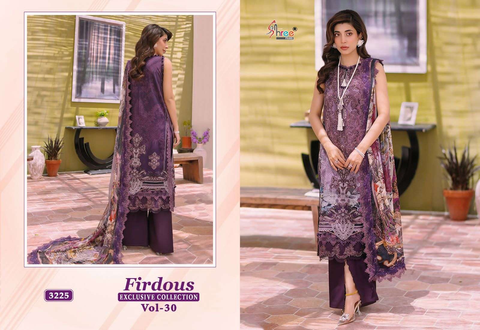 firdous exclusive collection vol-30 by shree fabs 3219-3226 series pakistani salwar kameez wholesale price