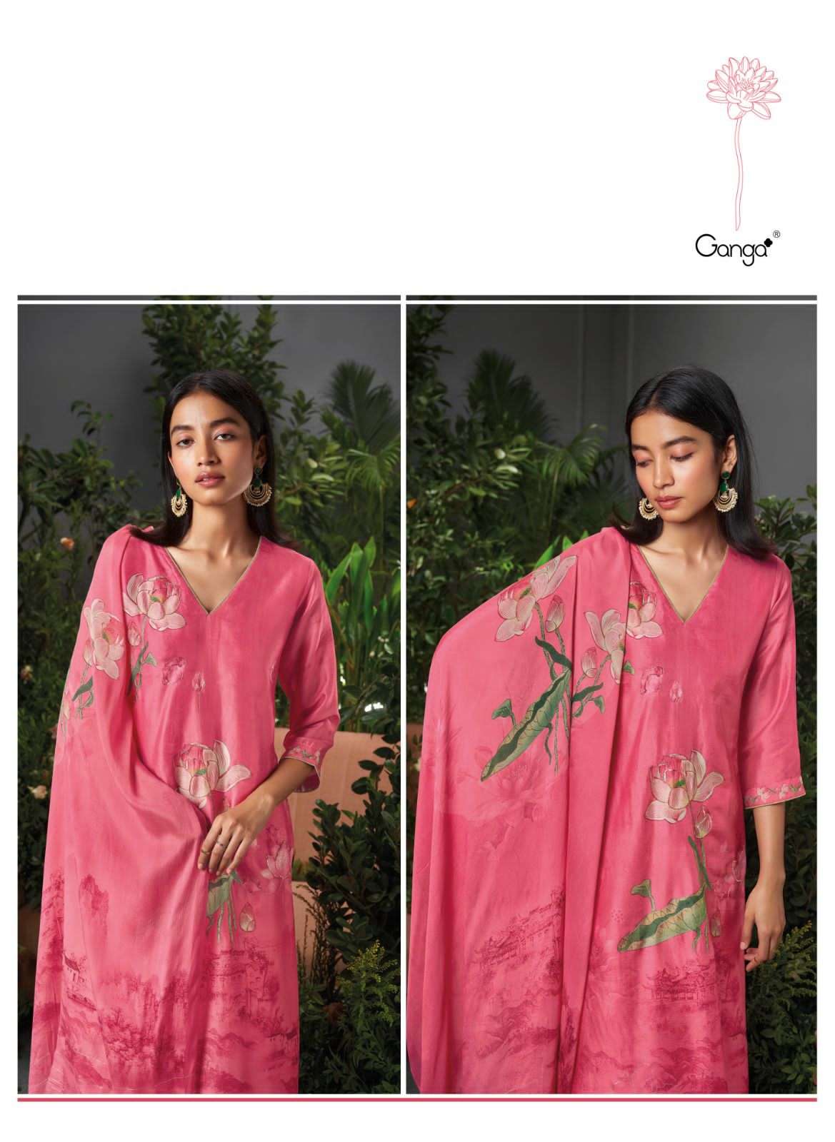 ganga eshaal 1503-1508 series latest wedding wear pakistani salwar kameez wholesaler surat gujarat