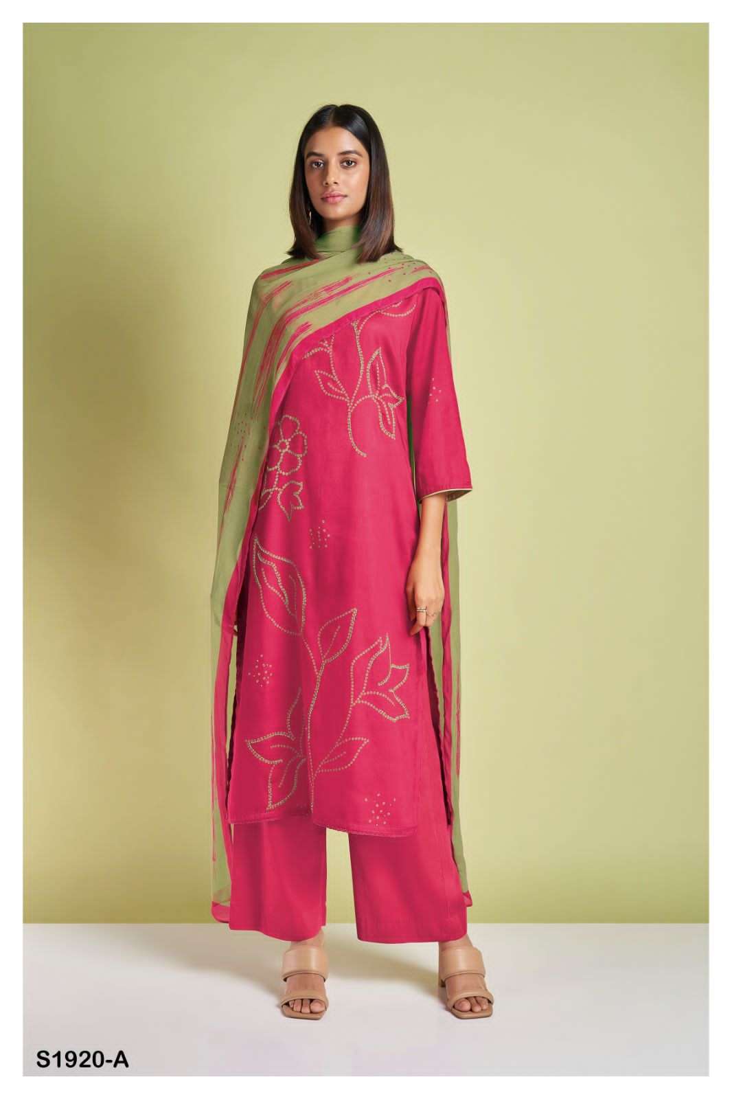 ganga lillian 1920 colour series designer latest wedding salwar kameez wholesaler surat gujarat