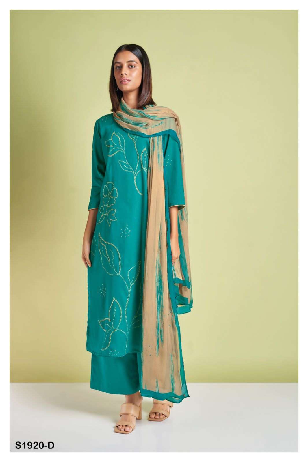 ganga lillian 1920 colour series designer latest wedding salwar kameez wholesaler surat gujarat